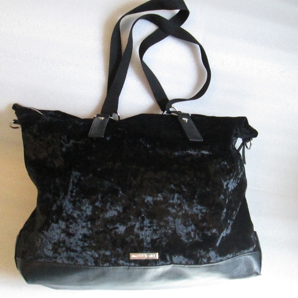Madden Girl Handbags - MADDEN GIRL WEEKENDER/OVERNIGHT VELOUR BAG NWOT